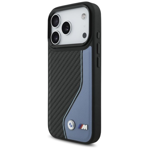 BMW M Carbon Logo MagSafe Case for iPhone 17 Pro - Blue 1