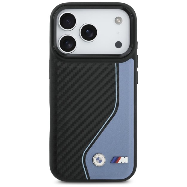 BMW M Carbon Logo MagSafe Case for iPhone 17 Pro - Blue 2