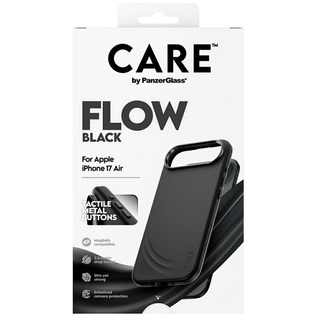 CARE by PanzerGlass Feature FLOW MagSafe Case for iPhone Air - Black 4