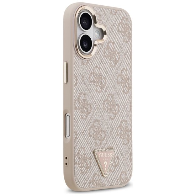 Guess 4G Triangle Logo MagSafe Case for iPhone 17 - Rose Gold 3