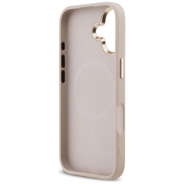 Guess 4G Triangle Logo MagSafe Case for iPhone 17 - Rose Gold 6