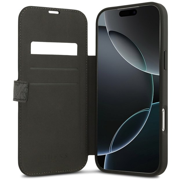 Guess Book 4G Metal Logo Case for iPhone 17 Pro Max - Black 5