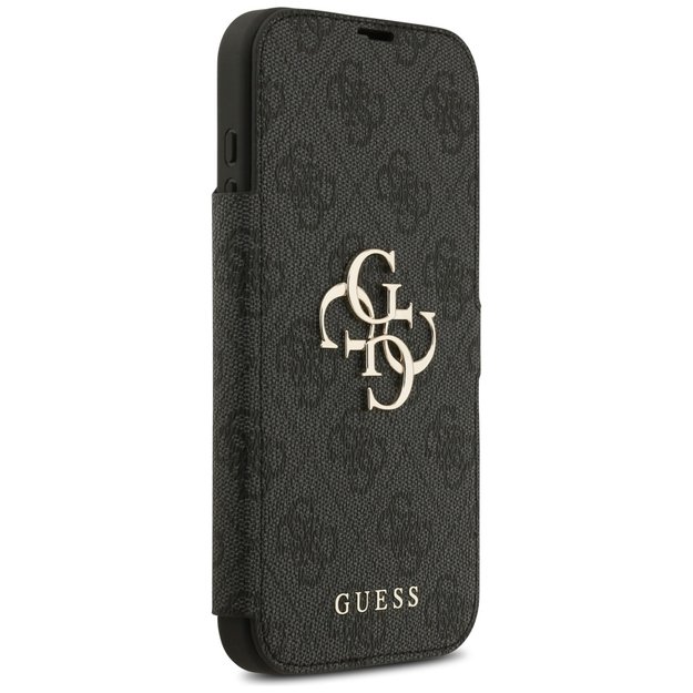 Guess Book 4G Metal Logo Case for iPhone 17 Pro Max - Black 4