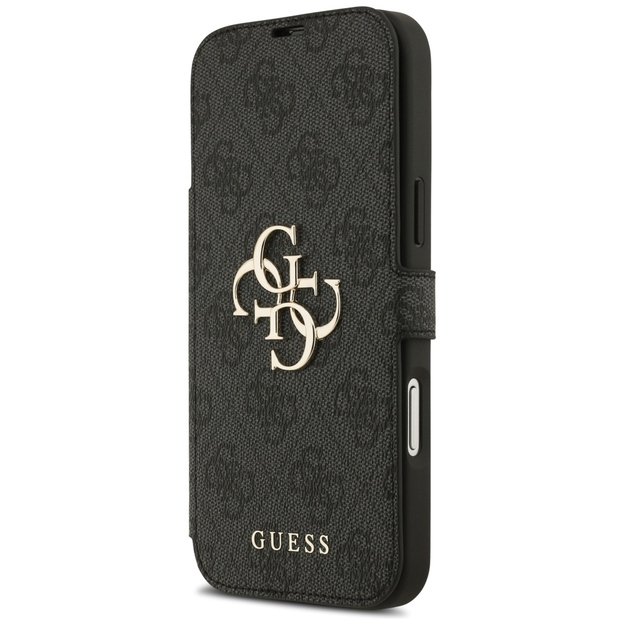 Guess Book 4G Metal Logo Case for iPhone 17 Pro Max - Black 2