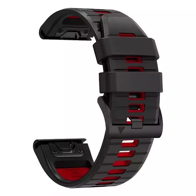 Tech-Protect IconBand Pro Strap for Garmin Fenix 3 / 5X / 3HR / 5X Plus / 6X / 6X Pro / 7X - Black/Red 5