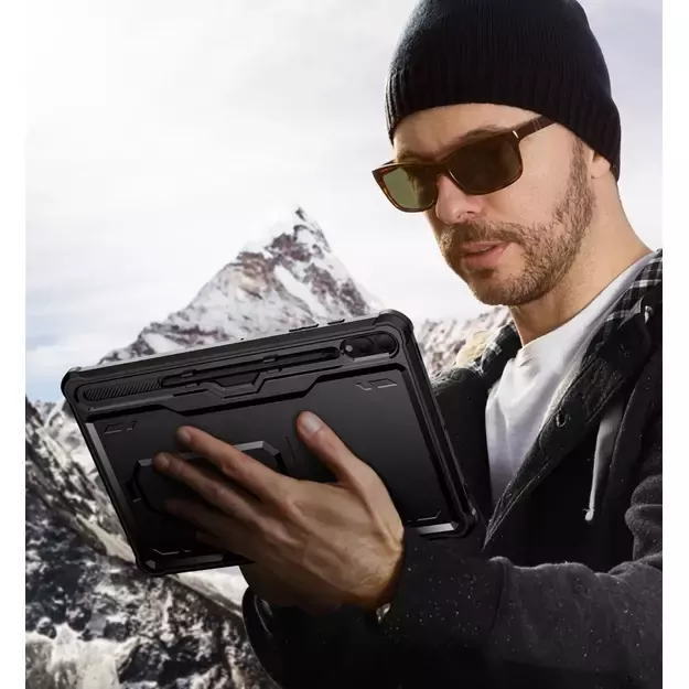 Tech-Protect Kevlar Pro Case for Samsung Galaxy Tab S9+ 12.4&quot  X810 / X816B - Black 9