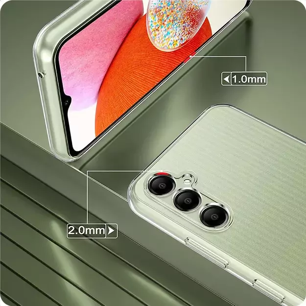 Tech-Protect FlexAir Case for Motorola Moto G34 5G - Clear 2