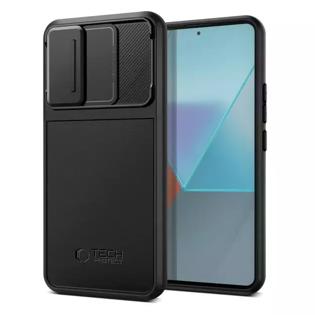 Tech-Protect Velar Cam+ Case for Xiaomi Redmi Note 13 Pro 5G / Poco X6 5G - Black