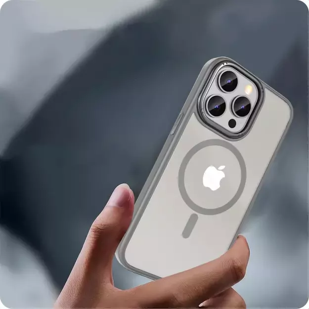 Tech-Protect MagMat 2 MagSafe case for iPhone 15 Pro Max - titanium matte 2