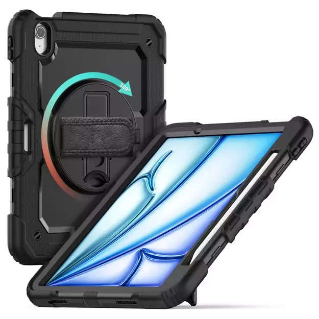 Tech-Protect Solid360 iPad Air 11&quot  2024 Case - Black 9