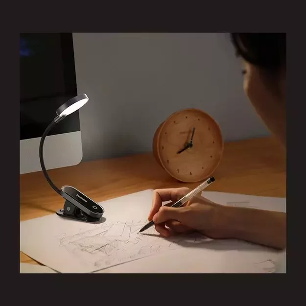 Baseus mini lamp LED lamp with clip gray (DGRAD-0G) 17