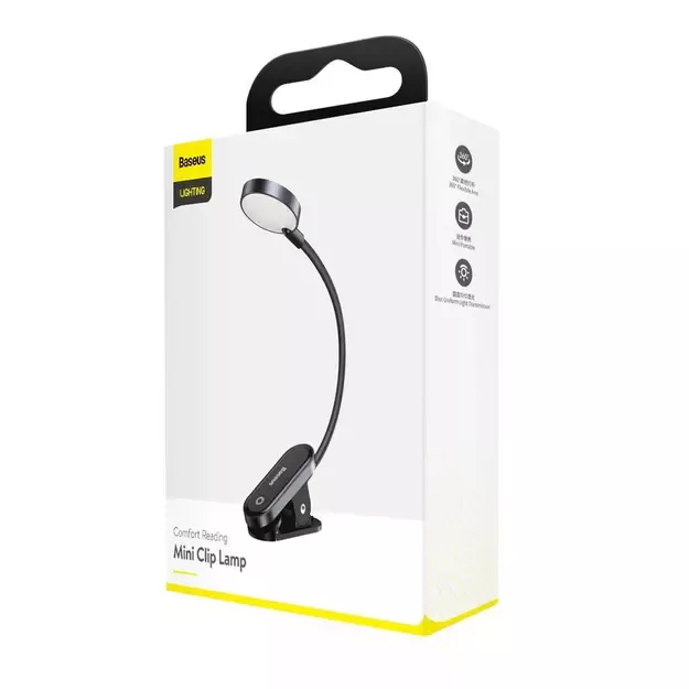 Baseus mini lamp LED lamp with clip gray (DGRAD-0G) 4