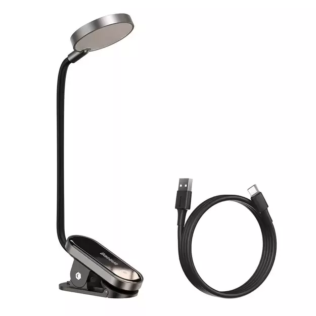 Baseus mini lamp LED lamp with clip gray (DGRAD-0G)