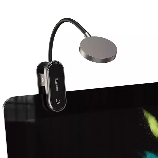 Baseus mini lamp LED lamp with clip gray (DGRAD-0G) 3