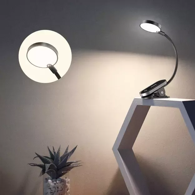 Baseus mini lamp LED lamp with clip gray (DGRAD-0G) 11