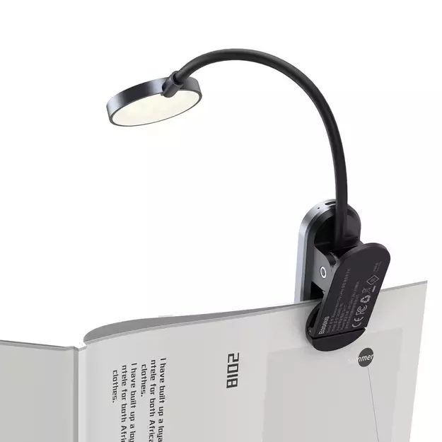 Baseus mini lamp LED lamp with clip gray (DGRAD-0G) 2