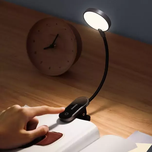 Baseus mini lamp LED lamp with clip gray (DGRAD-0G) 10