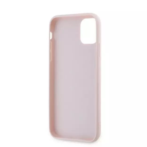 Karl Lagerfeld Diagonal Quilted Script case for iPhone 11 / Xr - pink 7
