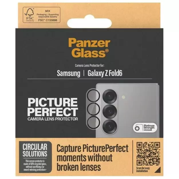 PanzerGlass Picture Perfect camera protection for Samsung Galaxy Z Fold 6 6