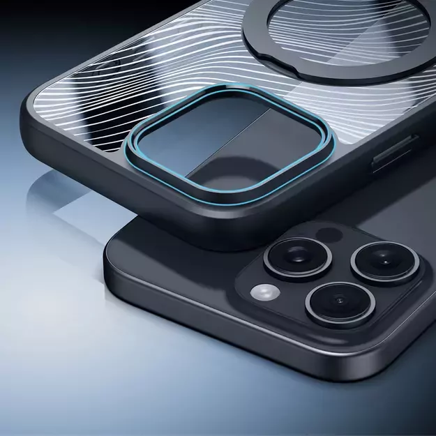 Dux Ducis Aimo Mag Case with MagSafe and Stand for iPhone 16 Pro - Black 8