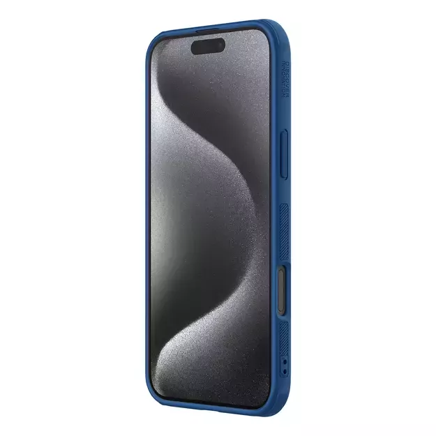 Nillkin Super Frosted Shield Pro Magnetic Case for iPhone 16 Pro - blue 9