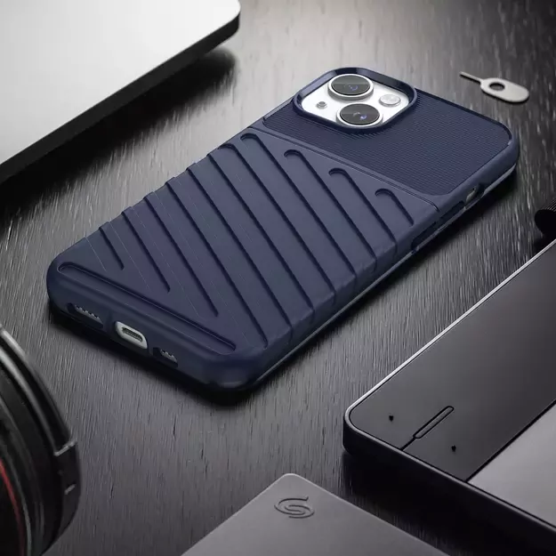 Thunder Case iPhone 14 Plus blue armored case 3