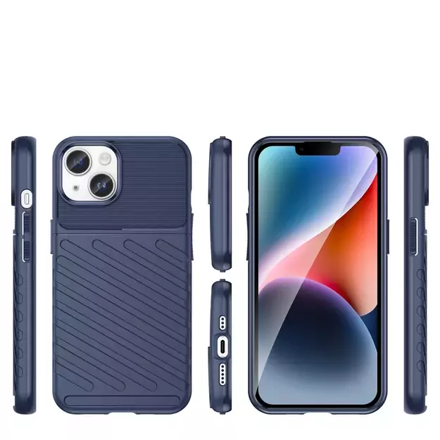 Thunder Case iPhone 14 Plus blue armored case 12
