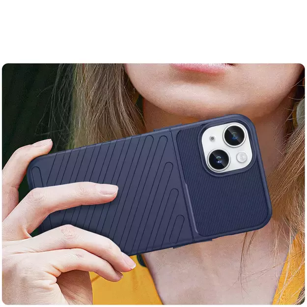 Thunder Case iPhone 14 Plus blue armored case 1