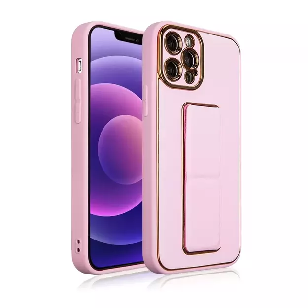 New Kickstand Case case for iPhone 13 Pro with stand pink 1