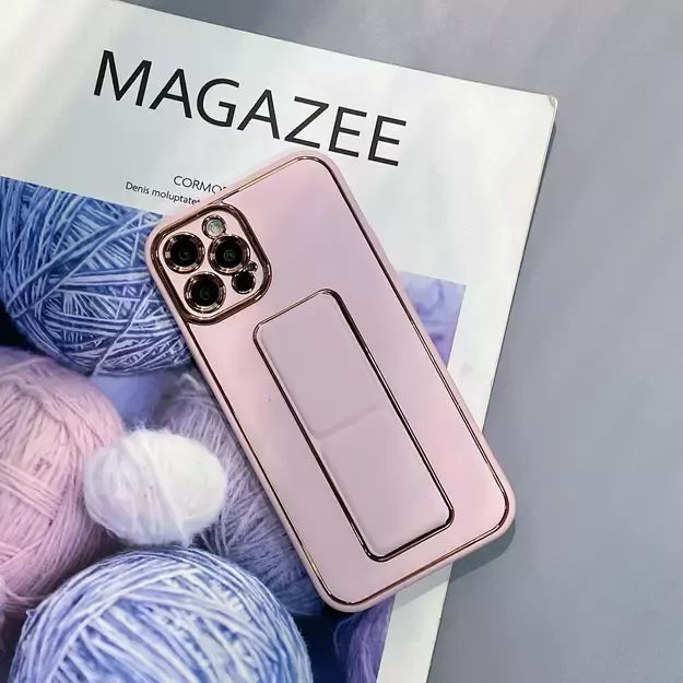 New Kickstand Case case for iPhone 13 Pro with stand pink 2