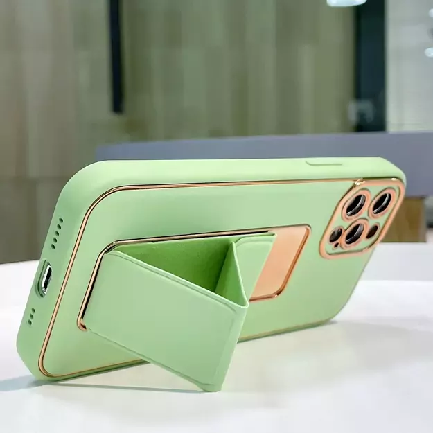 New Kickstand Case case for iPhone 12 Pro with stand green 16