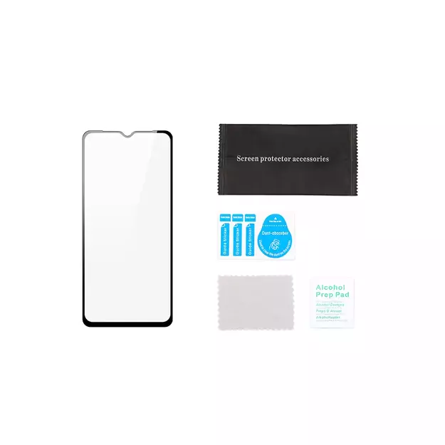 Dux Ducis 9D Tempered Glass full screen 9H tempered glass with frame Realme C35 black (case friendly) 7