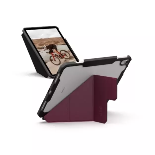 UAG Essential Armor Case with Stand and Apple Pencil Holder for iPad Air 11&quot  2024 - Red 4