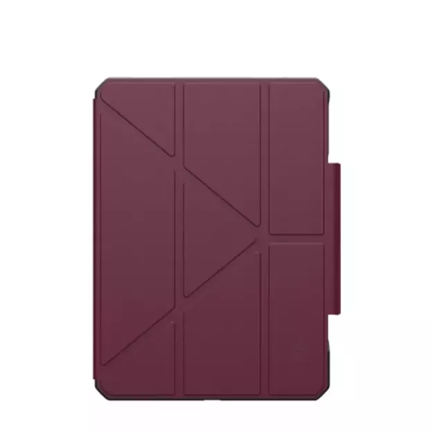 UAG Essential Armor Case with Stand and Apple Pencil Holder for iPad Air 11&quot  2024 - Red 3