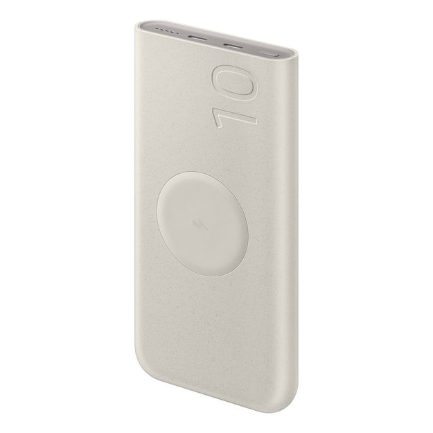 Powerbank Samsung EB-U2510XUEGEU inductive 10000 mAh 2x USB-C 25W SFC - beige 1