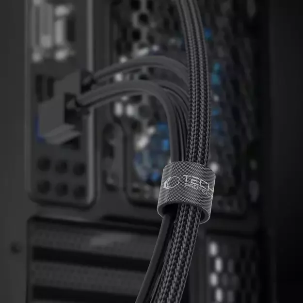 Tech-Protect Velcro Cable Organizer 3m - Black 2