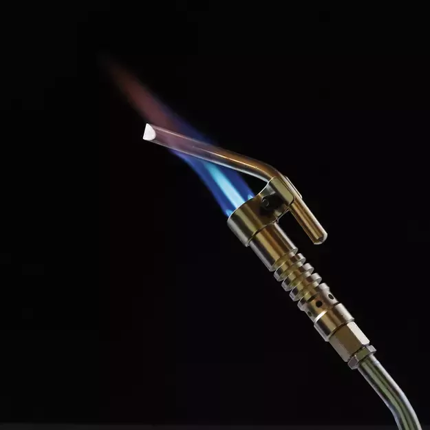 Gas burner, soldering iron, gas cartridge heat gun HANDY - set 8