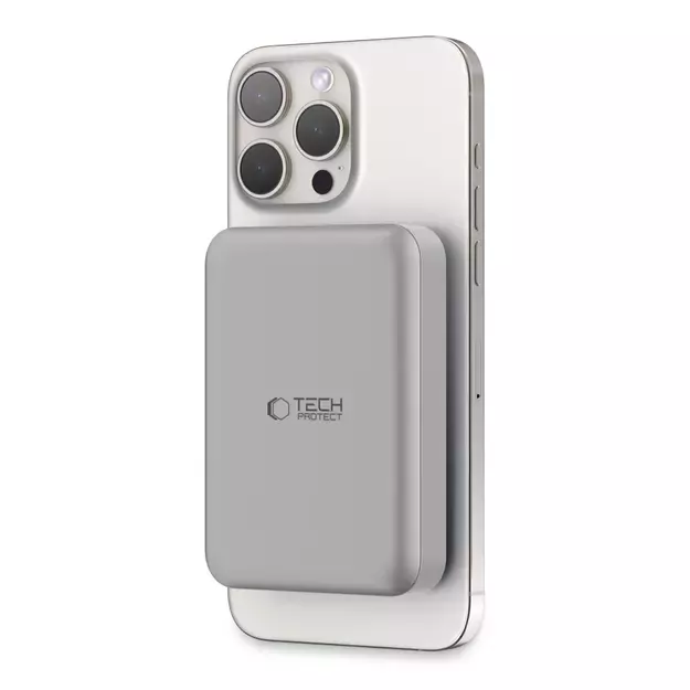 Powerbank Tech-Protect PB11 LifeMag MagSafe 10000 mAh - titanium 1