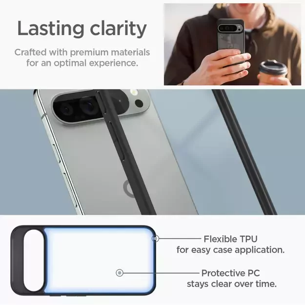 Spigen Ultra Hybrid Case for Google Pixel 9 Pro XL - Black 15
