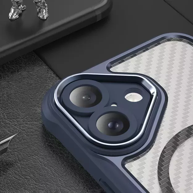 Leading Series MagSafe Silicone Case for iPhone 16 Plus - Blue 5