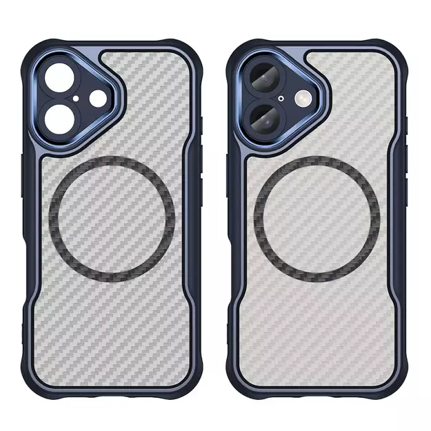 Leading Series MagSafe Silicone Case for iPhone 16 Plus - Blue 1