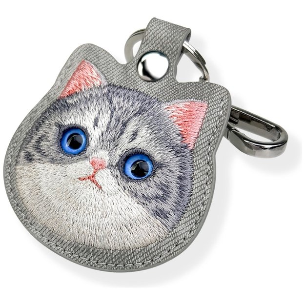 Nimmy New Big Eyed Pet 2.0 Cat Tracker Case - Gray 2