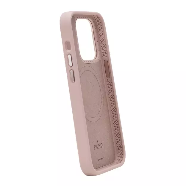 Puro Icon Mag Pro MagSafe Silicone Case for iPhone 15 Pro - Pink 2