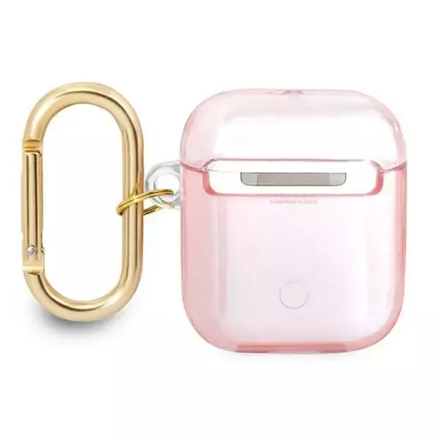 Guess GUA2HHTSP AirPods cover pink/pink Strap Collection 1