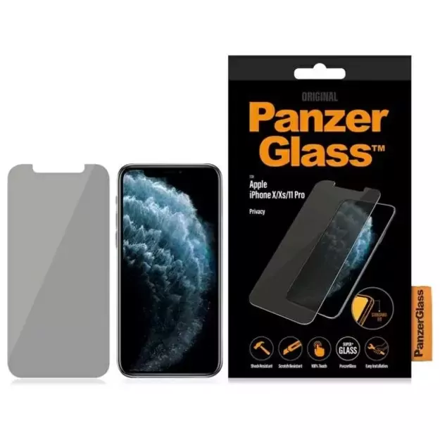 PanzerGlass Standard Super+ Tempered Glass for iPhone X / XS / 11 Pro