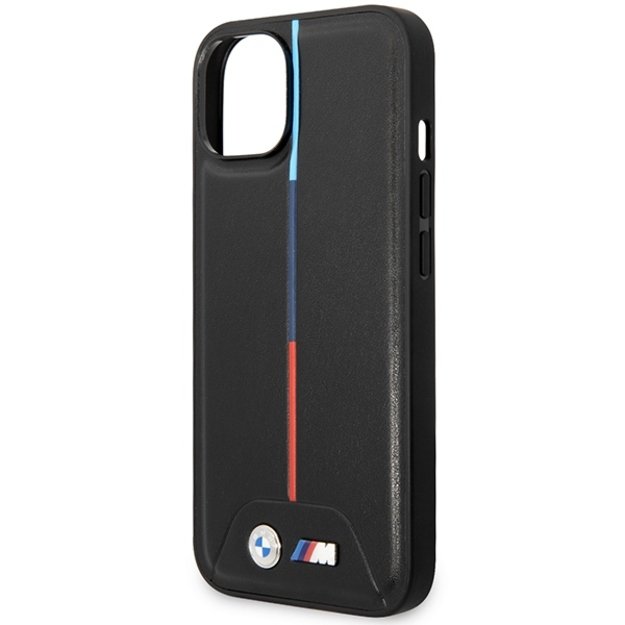 BMW M Quilted Tricolor case for iPhone 15 / 14 / 13 - black 5