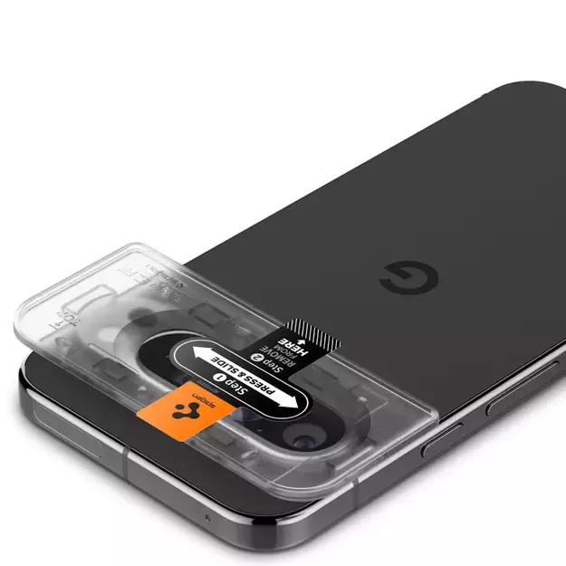 Spigen Optik.tR Ez Fit Tempered Glass Camera Screen Protector for Google Pixel 9 Pro (2-Pack) 4
