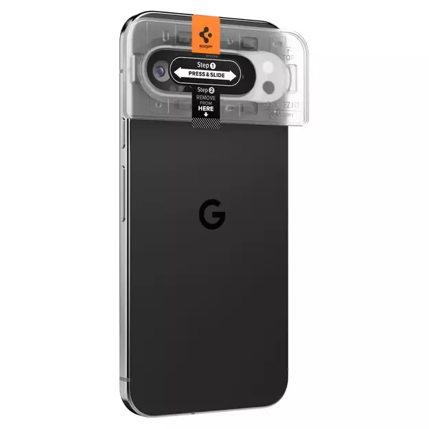 Spigen Optik.tR Ez Fit Tempered Glass Camera Screen Protector for Google Pixel 9 Pro (2-Pack) 2