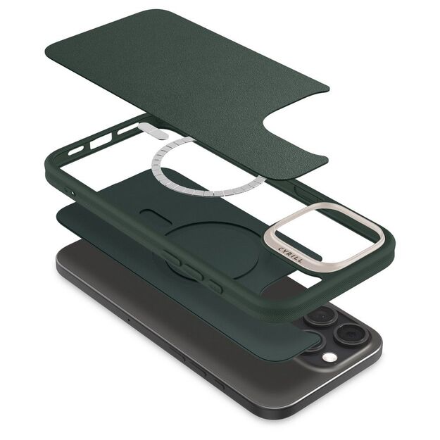 Spigen Cyrill Kajuk MagSafe iPhone 16 Pro Max Case - Green 1