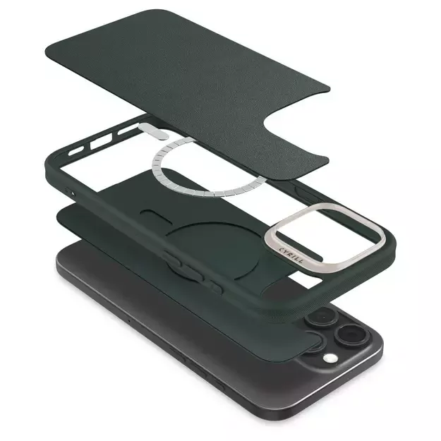 Spigen Cyrill Kajuk MagSafe iPhone 16 Pro Max Case - Green 8